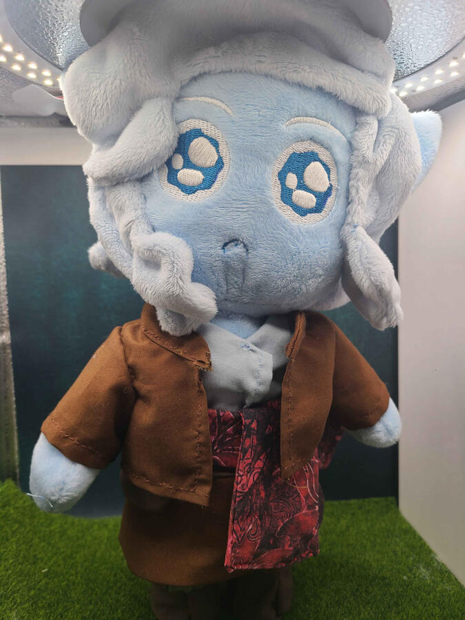 Jackie, air genasi wizard (10 inch plush / commission)